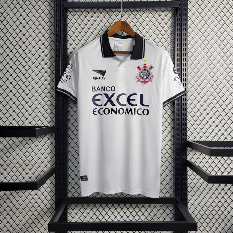 Camisa Corinthians Retrô I 1997 Torcedor Masculina - Branca