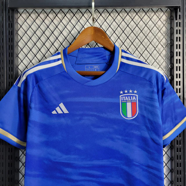 Camisa Seleção Itália I 2023/24 Torcedor Masculina - Azul