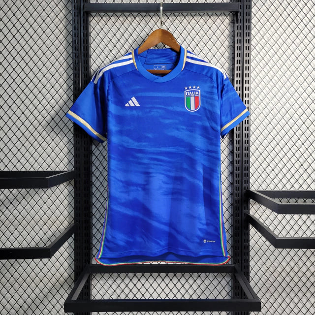 Camisa Seleção Itália I 2023/24 Torcedor Masculina - Azul