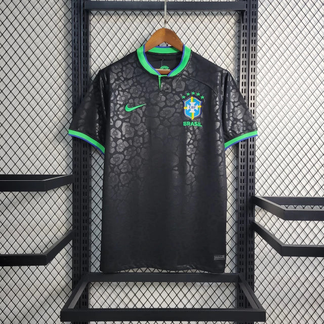 Camisa Brasil 2022/23 Torcedor Masculina Preta