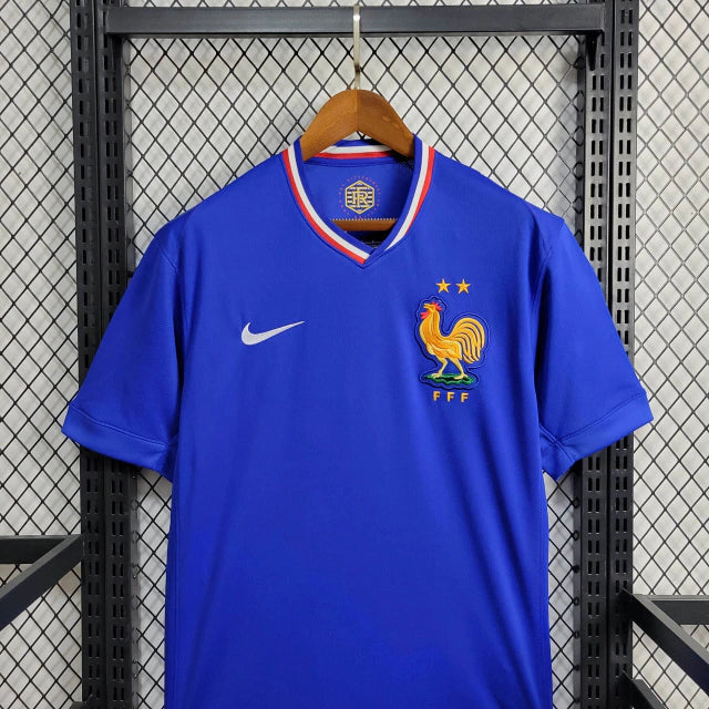 Camisa França I 2024 Torcedor Masculina